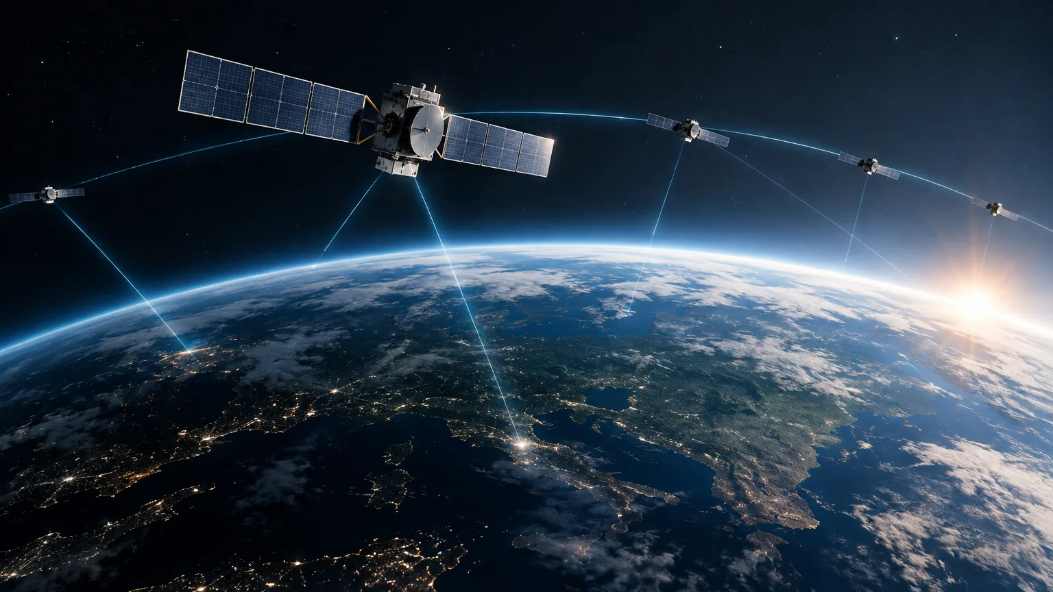AI ilustrace k tématu: ASELSAN podle Azernews představila konstelaci Astralink srovnatelnou se Starlinkem