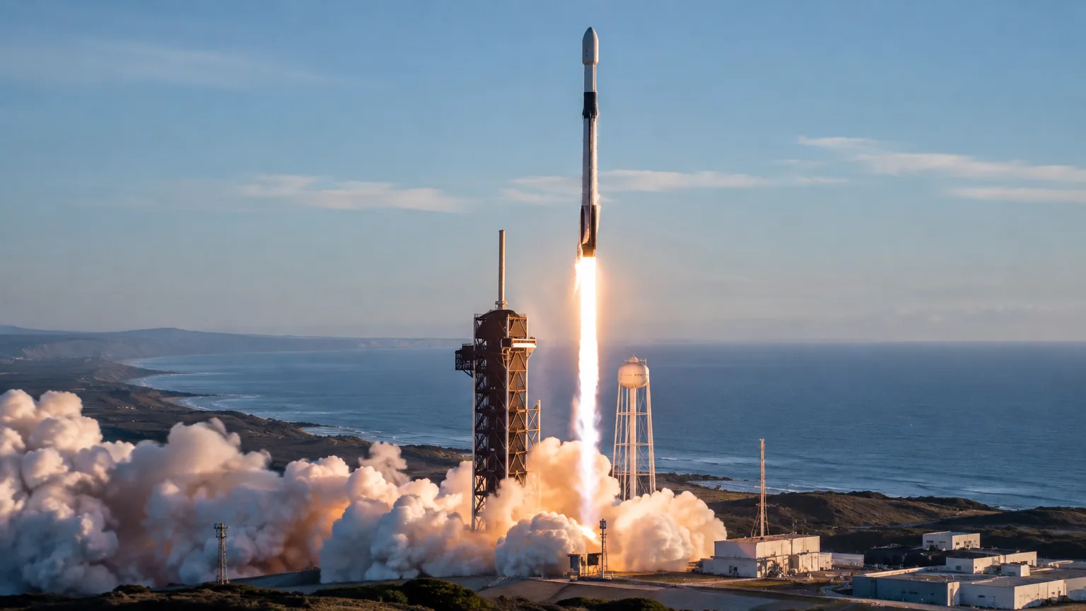 Falcon 9 odstartoval z Kalifornie, na palubě měl 27 družic Starlink