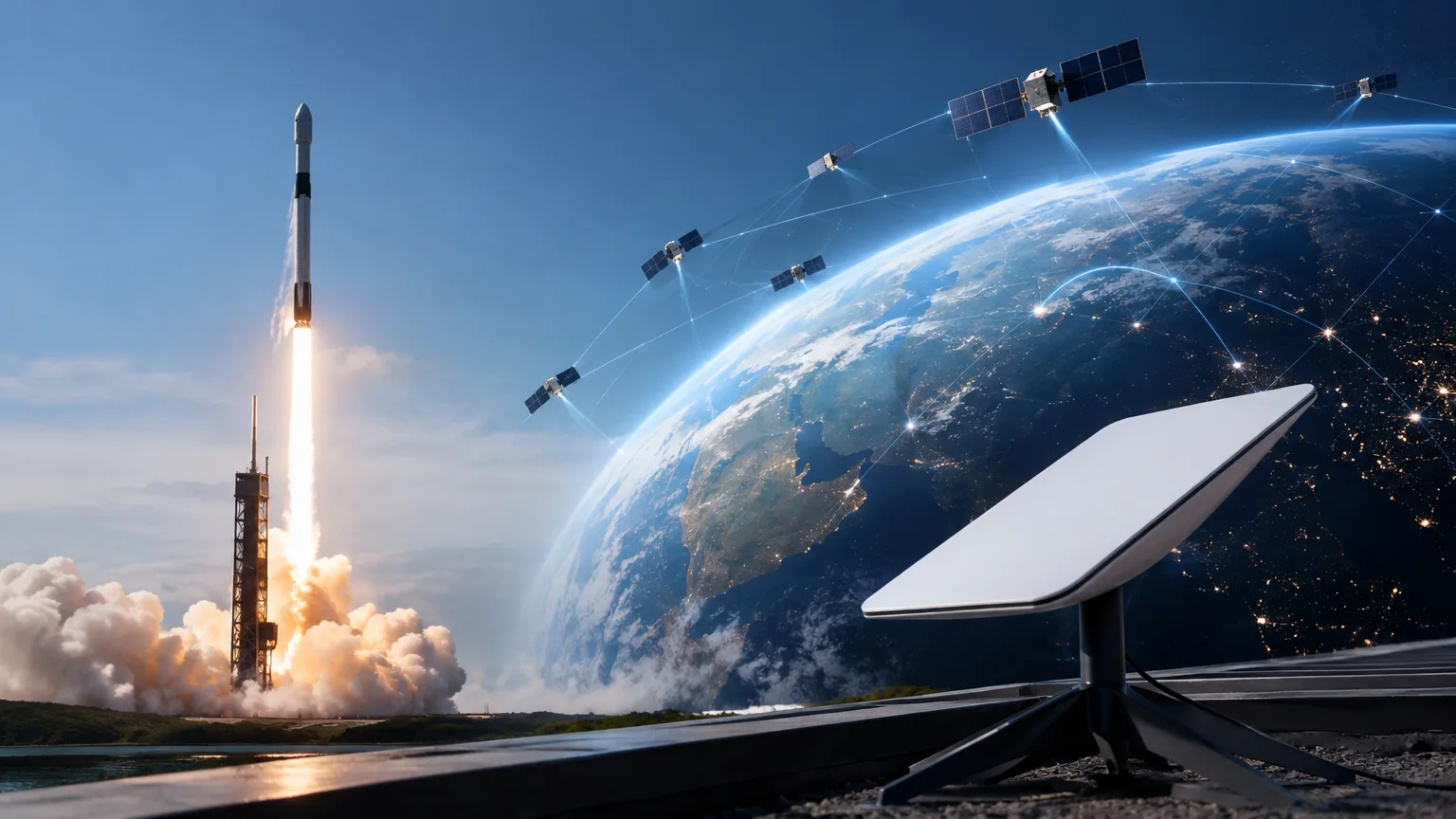 AI ilustrace k tématu: TIKR: Starlink ve druhém čtvrtletí zdvojnásobil zákaznickou základnu na 12 milionů
